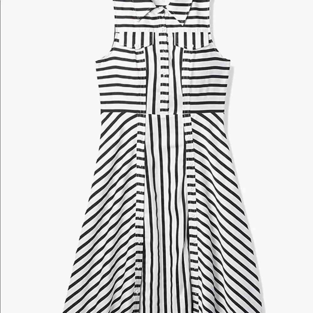 Julia Jordan Women's Shirt Dress Striped with Collar and Pockets size 8 - Picture 4 of 14